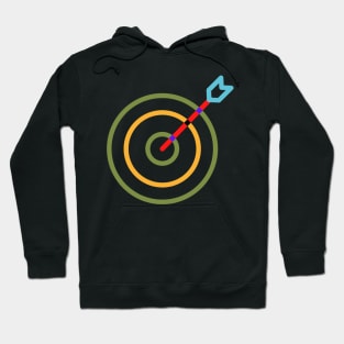 RED BLUE TARGET DESIGN Hoodie